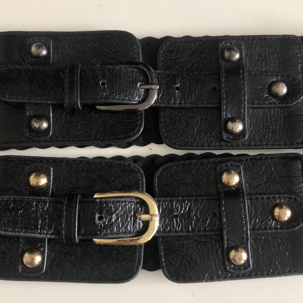 Two Bebe Chic Woven Waist Belts - Picture 4 of 6